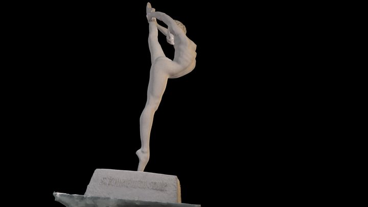 The dancer Sacha Lyo” (1933) 3D Model