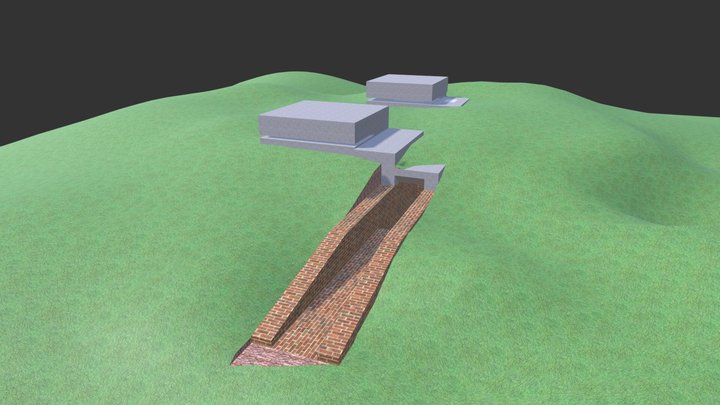 RAF Ibsley Battle Command Headquarters 3D Model