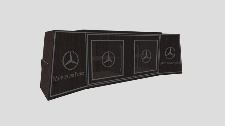 Mercedes Actros MP3 cupboard 3D Model