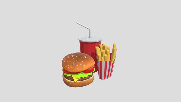 Burger 3D models - Sketchfab