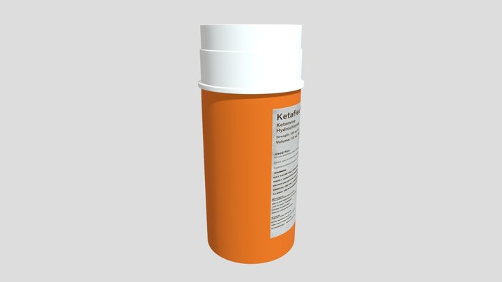 PILL bottl 3D Model