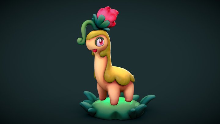 A wild Bayleef appeared! 3D Model