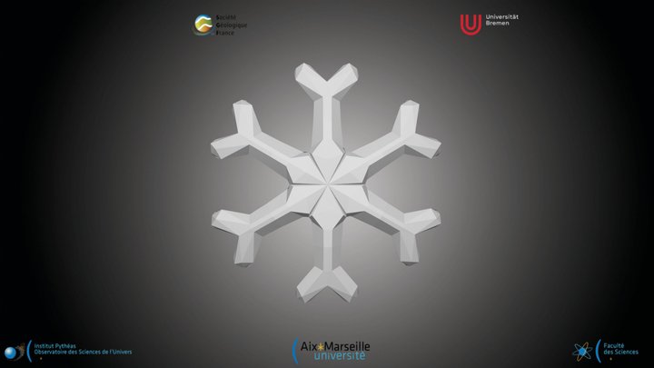 Nannofossile - Discoaster variabilis – Kostenloses 3D-Modell STL