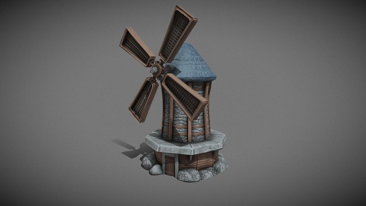 Mill 3D Model