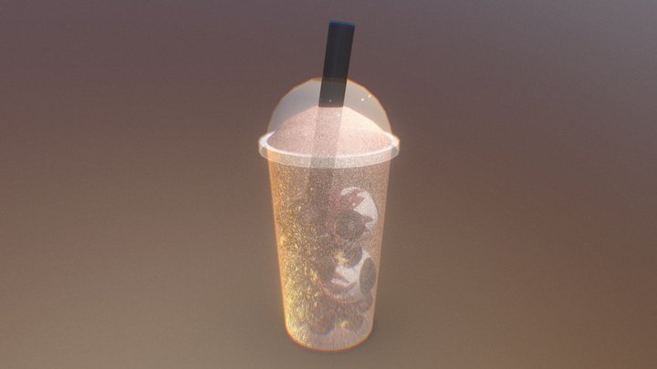Bubble Tea 3D Model