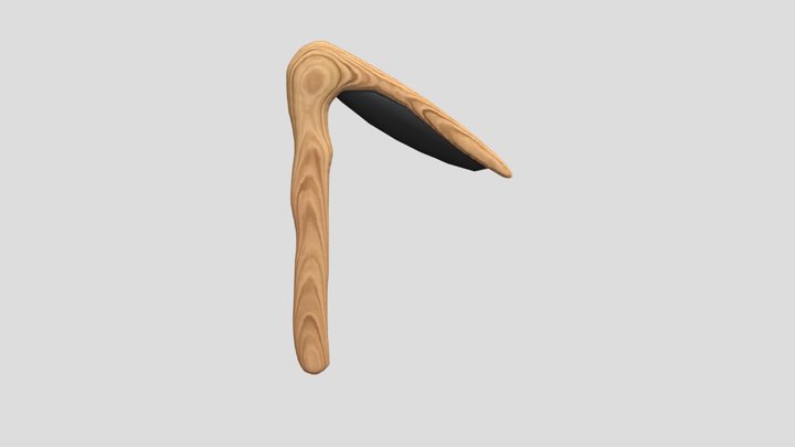 Neolithic Flint Sickle With Wooden Haft
