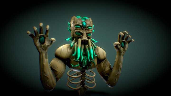 Moonlord - A realistic 3D Terraria model 3D Model