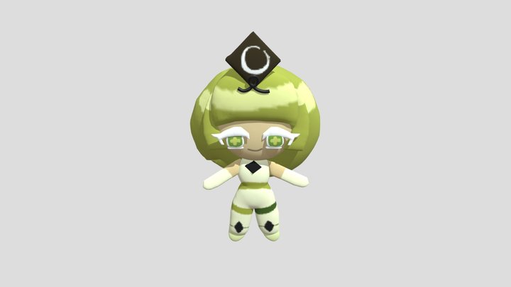 Green Gyatt Cookie 3D Model