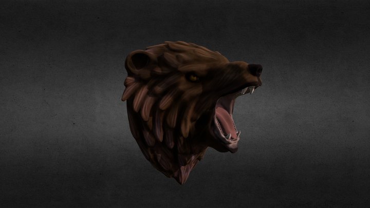 Bear Final Smooth Paint 3D Model