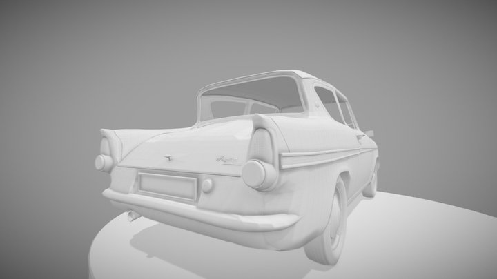 Ford Anglia Deluxe 3D Model