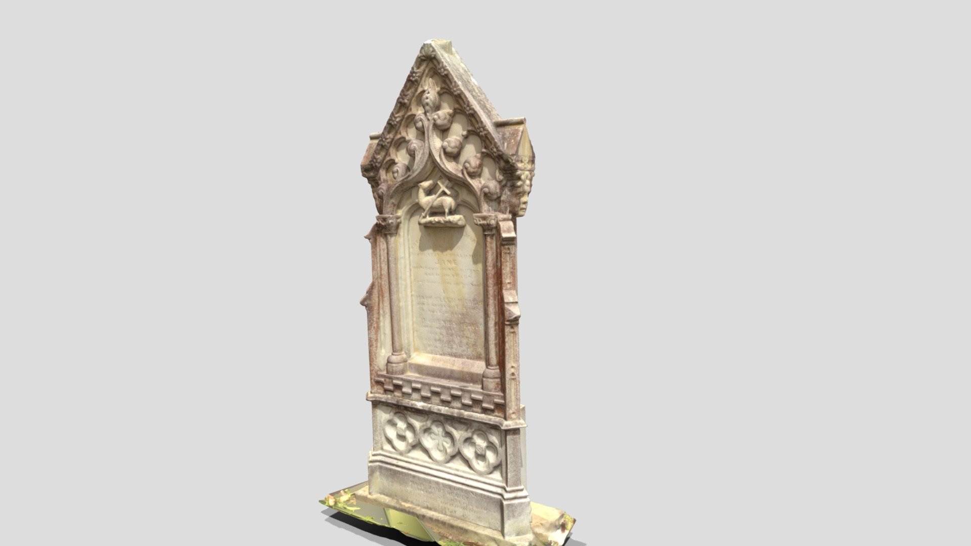 Carved headstone - Rookwood Cemetery  Sydney.