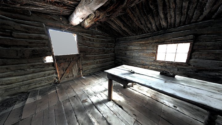 Arches NP - Wolfe Ranch Cabin Interior 11_1_2023 3D Model