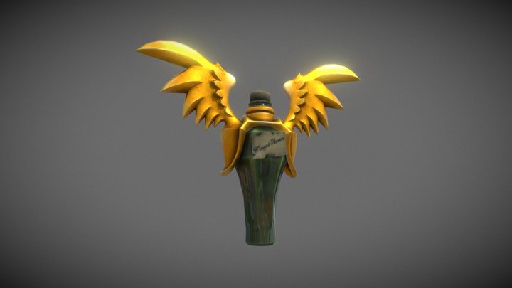 Potion Of Winged Armor 3D Model