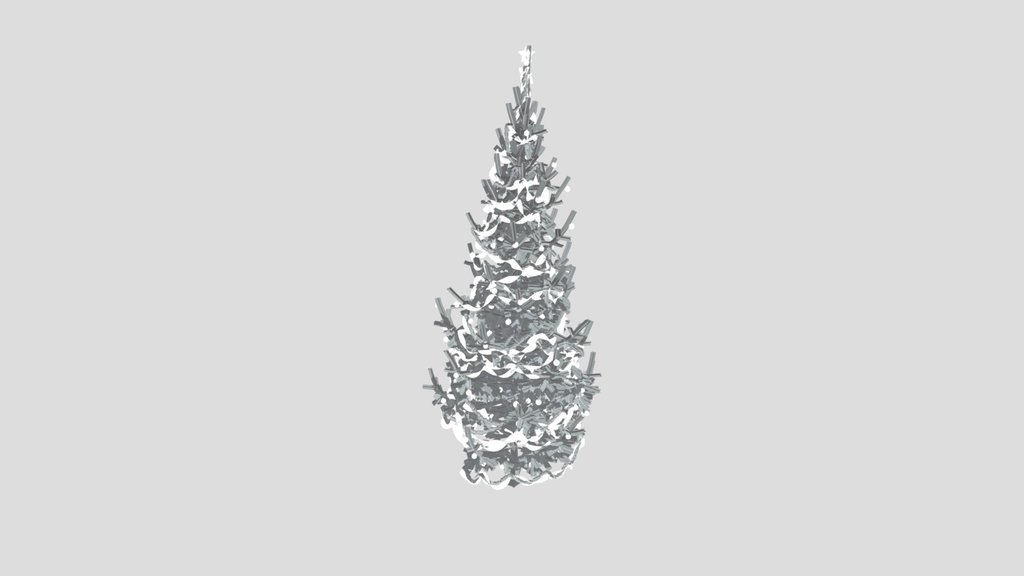 Christmas Tree Yellow Large