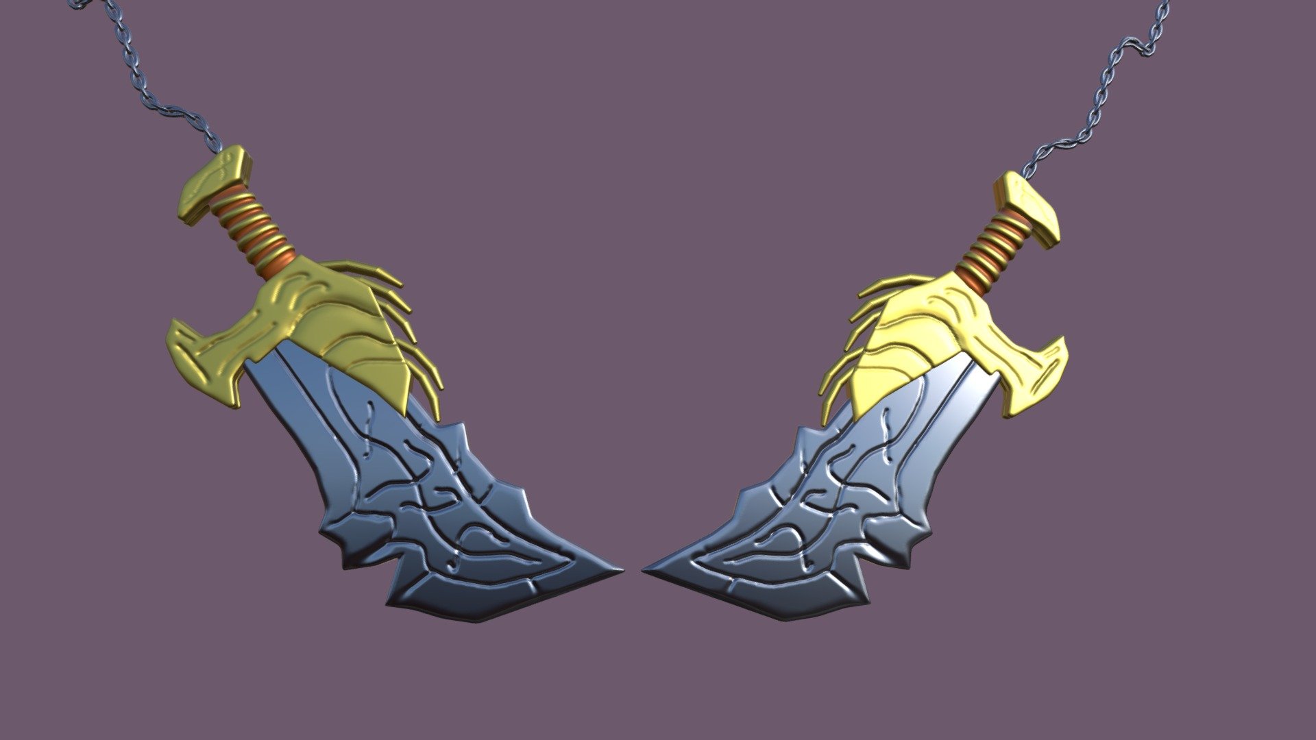 Blades of Chaos Download Free 3D model by patmateee [f6f89e3] Sketchfab