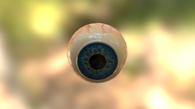 WIP - Eyeball 02 (Substance/Mesh) 3D Model