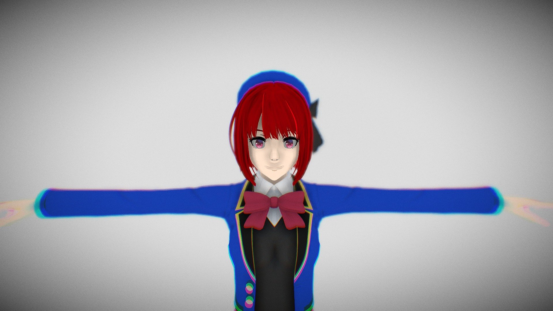 Oshi no Ko Kana VRChat Avatar 3D model rigged