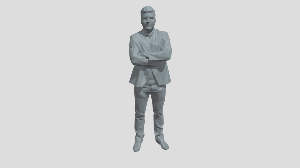 Lowpoly Male Standing