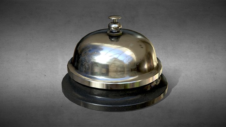 Reception Bell 3D Model