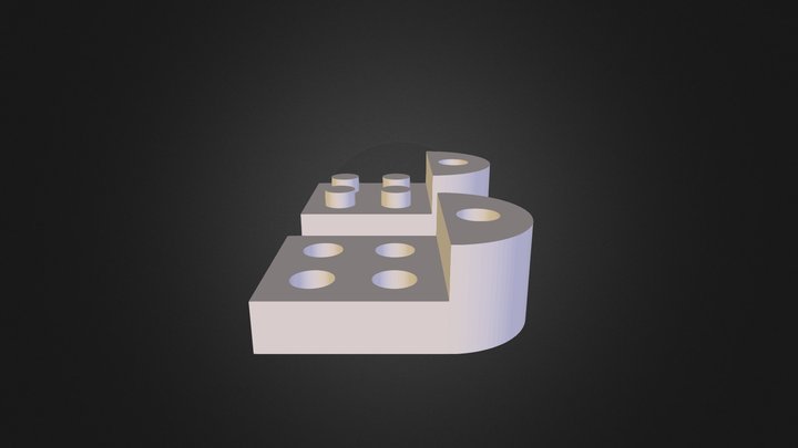 LegoHeart 3D Model