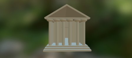 Ejercicio 1: Templo inventado 3D Model