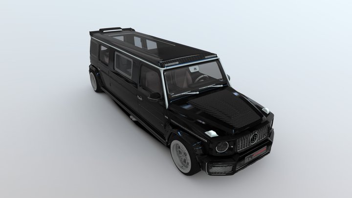 Mercedes G Limo 3D Model