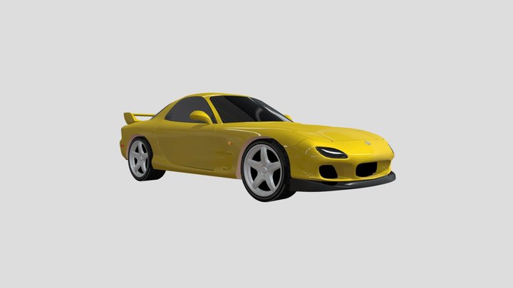 Mazda RX-7 FD 3D Model