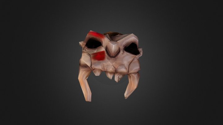 axe skullhelmet 3D Model