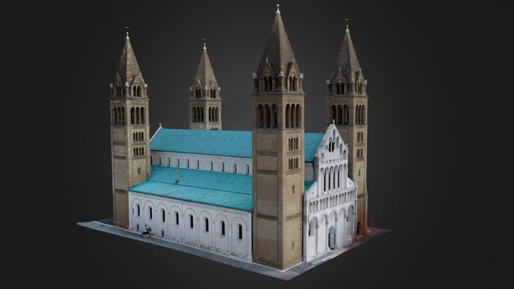 Pécs, Sts. Peter and Paul's Cathedral Basilica 3D Model