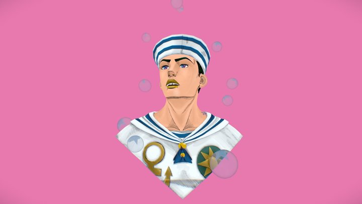 Josuke "Gappy" Higashikata 3D Model