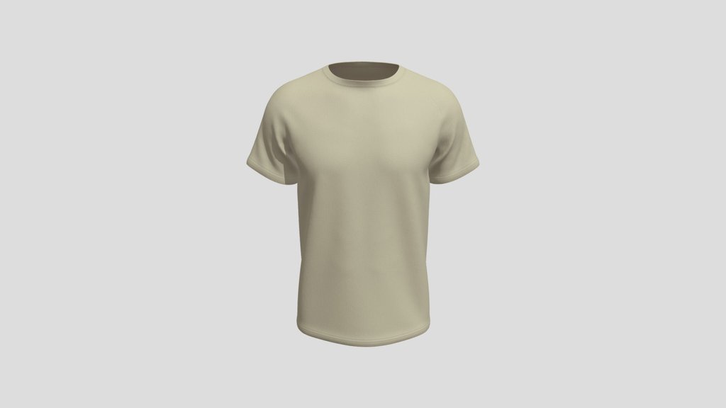 Raglan Sleeve Round Neck Tee Design