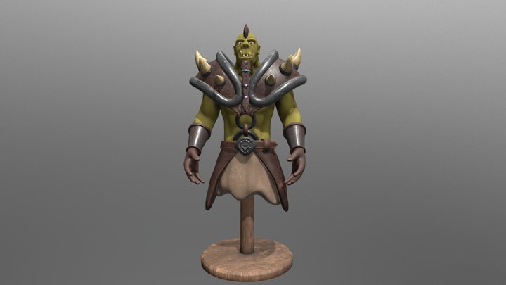 World of warcraft Orc 3D Model