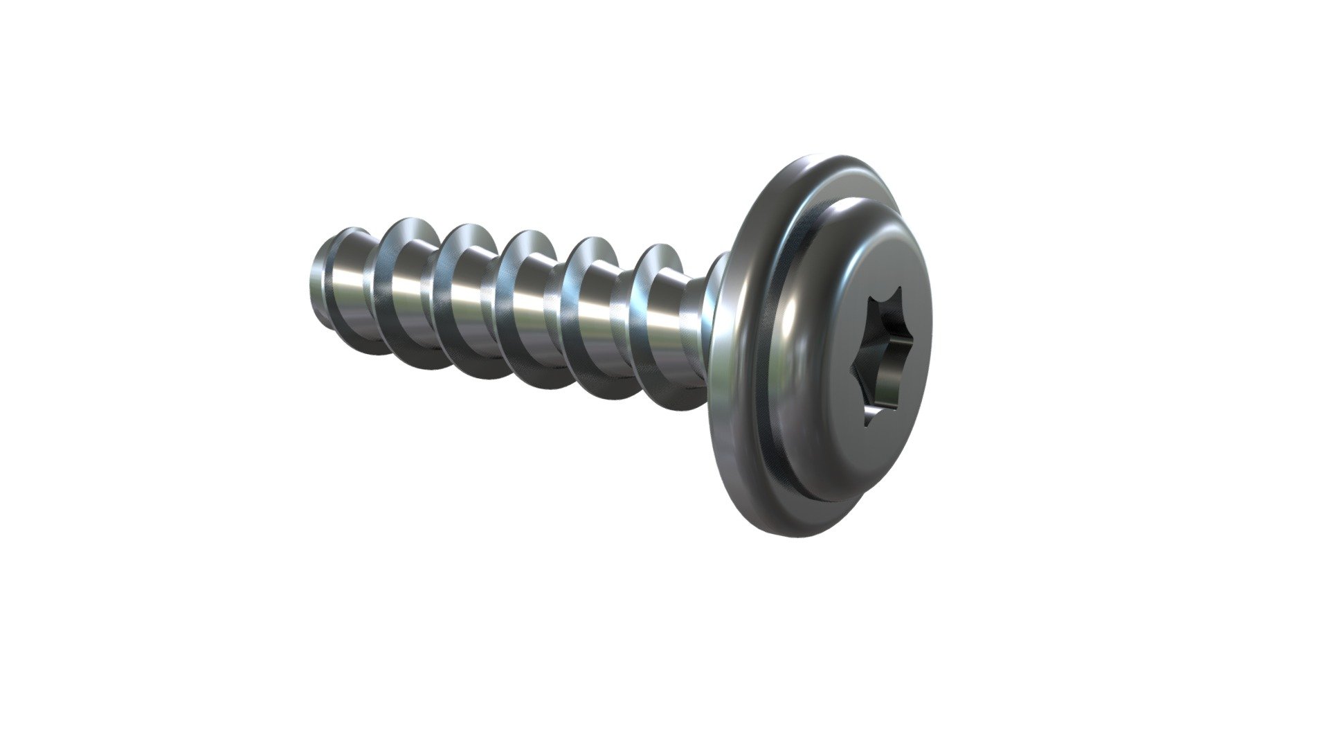 TDrive® Flange PlasTech® 30° Screws 3D model by Lancaster