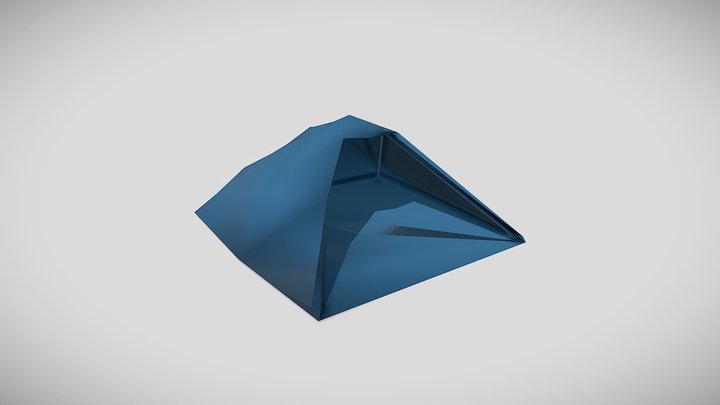 Tent Model Game Ready 3D Model
