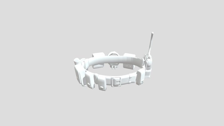 Lucifer's Police Belt 3D Model