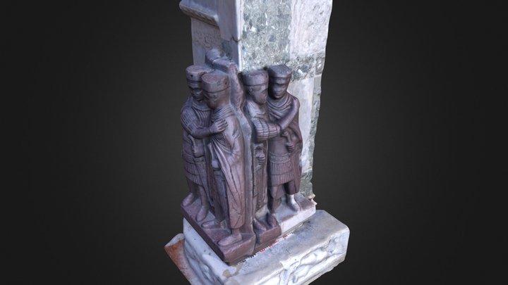 Portrait of the Four Tetrarchs (300 AD) 3D Model