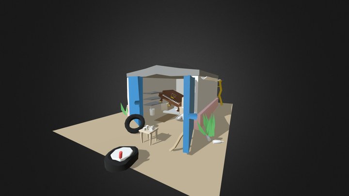 Garage draft 3D Model