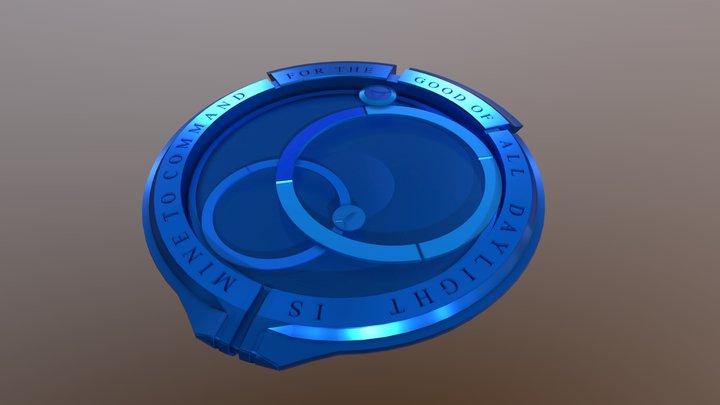 Troll Hunters Alien Amulet 3D Model