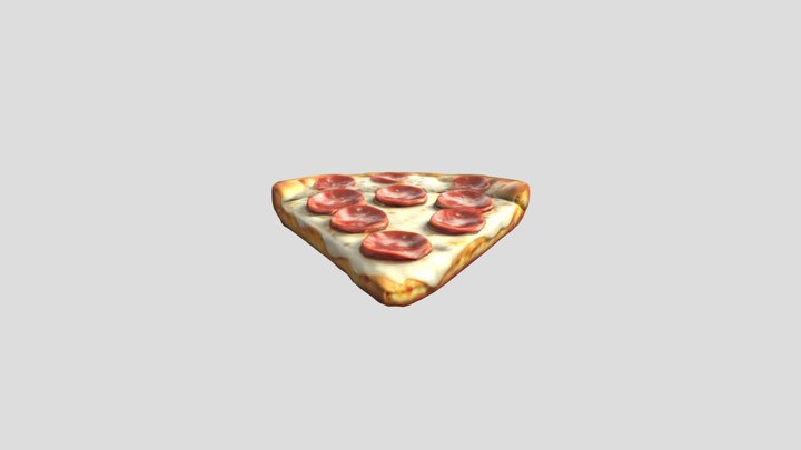Stylized Pizza Slice for Games