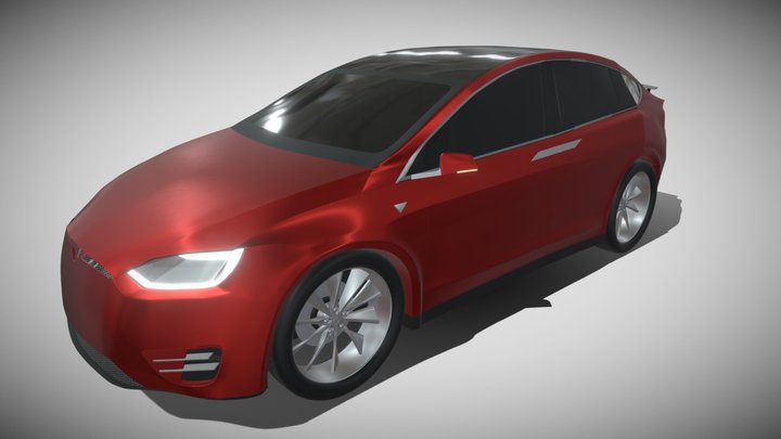 Tesla Model X 3D Model