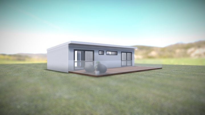 Simple Tiny Home 3D Model