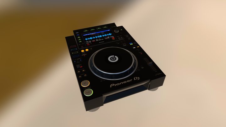 Pioneer CDJ 3D Model