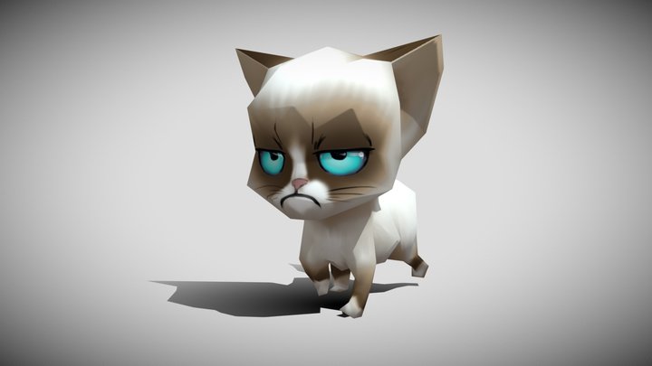 3DRT - Chibii animals - Cats 3D Model