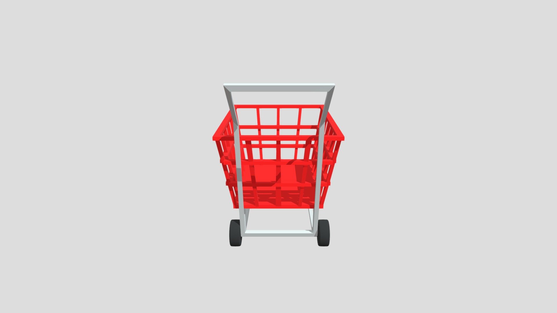 Shopping Cart From Poly By Google Download Free 3D Model By IronEqual 