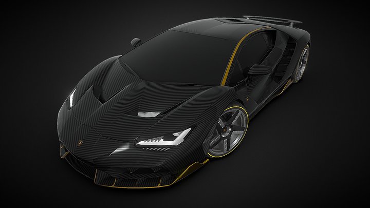 ( FREE ) Lamborghini Centenario LP-770 – Kostenloses 3D-Modell STL