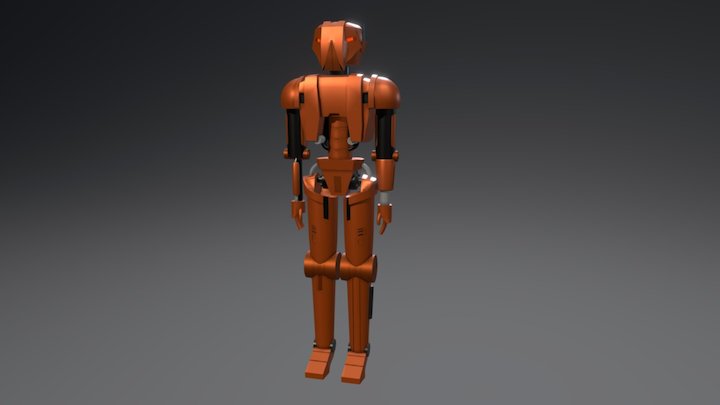 HK-47 3D Model