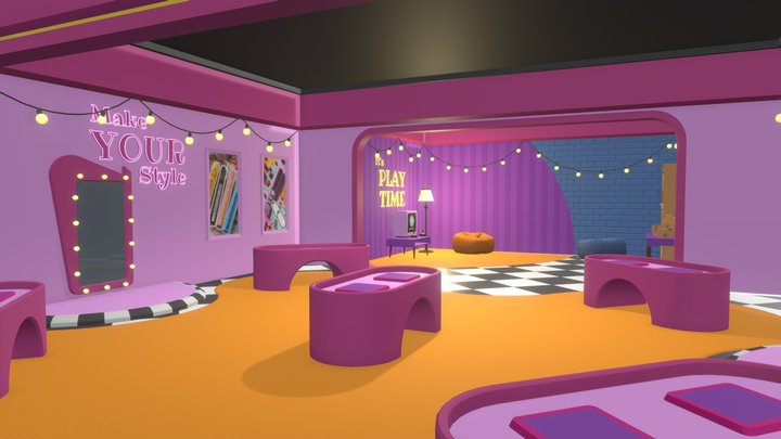 Beauty Bomb Store 3D Model