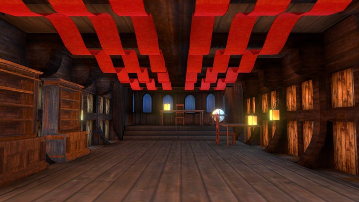 Captains Quarters 3D Model