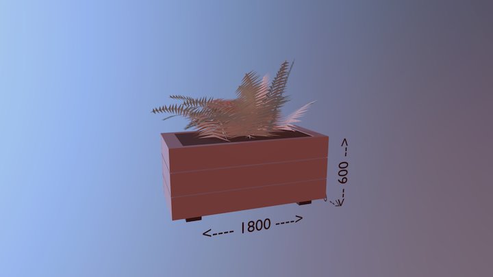 Panting Box 1800 3D Model