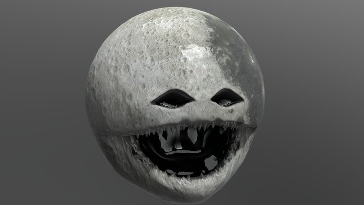 Moon woke up second model 3D Model